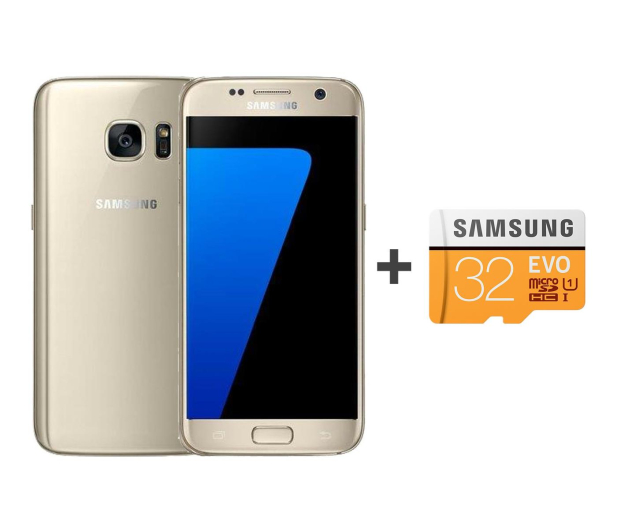 Samsung Galaxy S7 G930F 32GB złoty + 32GB - 392907 - zdjęcie